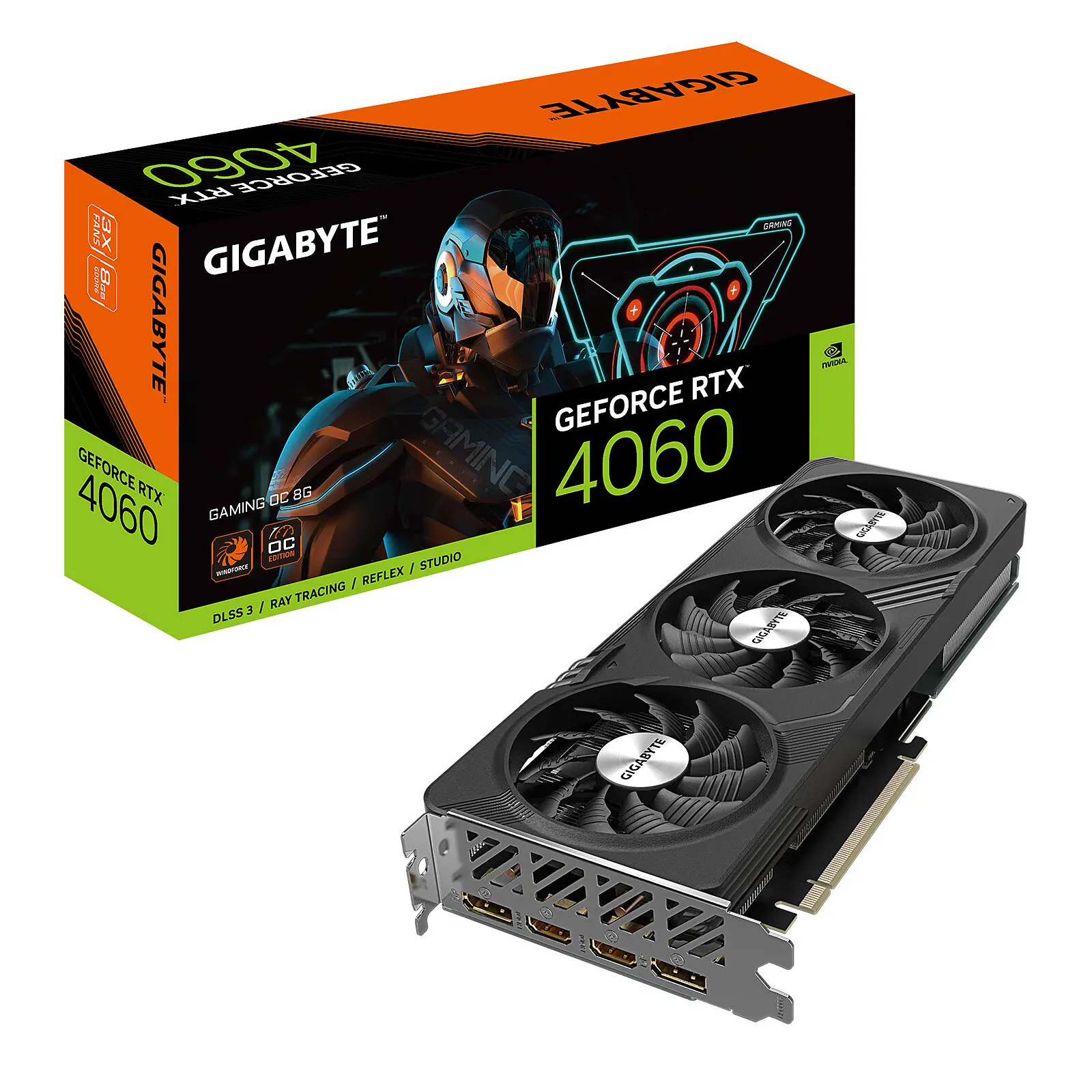 GPU RTX 4060 8GB GIGABYTE GAMING OC